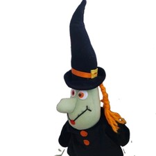 Vtg California Stuffed Toys Halloween Plush Witch 17.5"