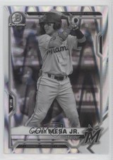 2021 Bowman Draft Chrome Black & White RayWave Refractor Victor Mesa Jr 0ce9