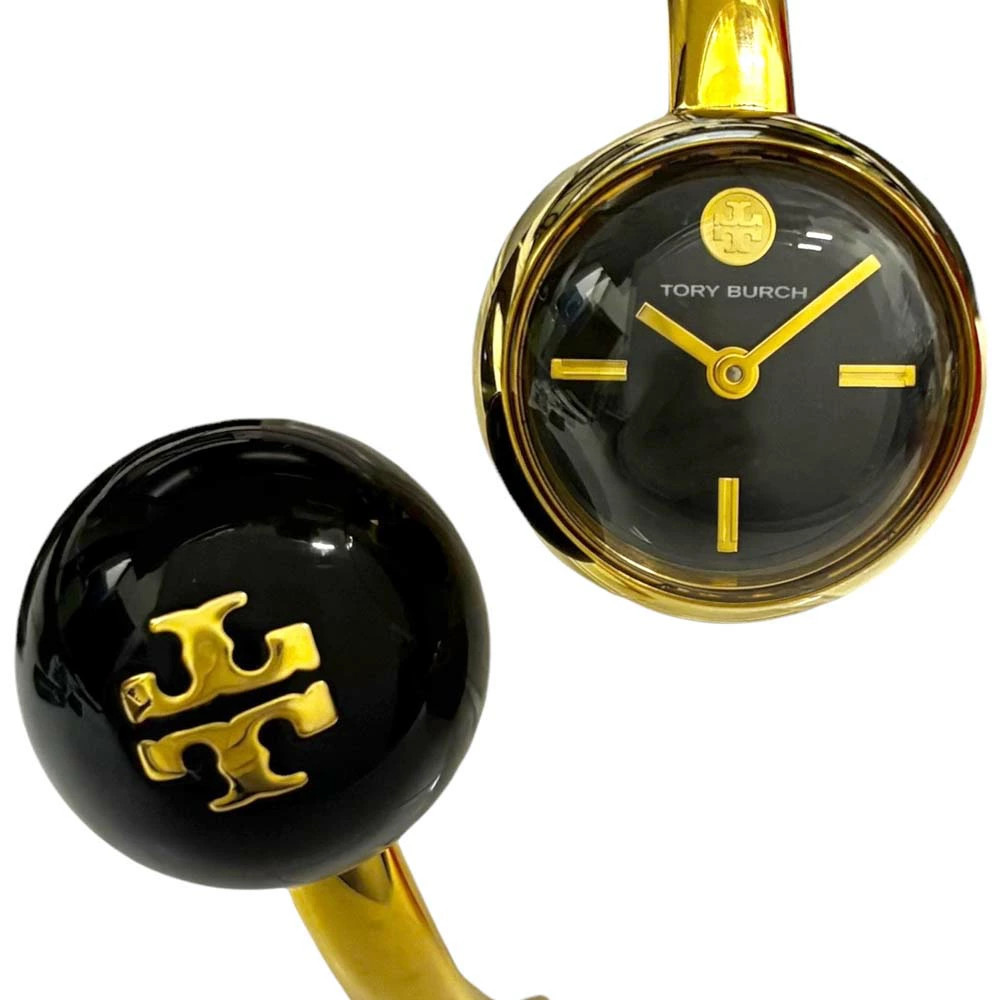 TORY BURCH Blair Bangle Watch TBW5010 Black Case Size 22mm Used