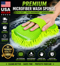 Microfiber Car Washer Sponge Cleaning Car Care Detailing Brushes Washing Towel Microfiber Car Washer Sponge Cleaning Car Care Detailing Brushes Washing Towel