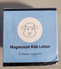 8 Sheep Organics Magnesium Kids Lotion 4oz For Calming Sleep Exp 06/2028