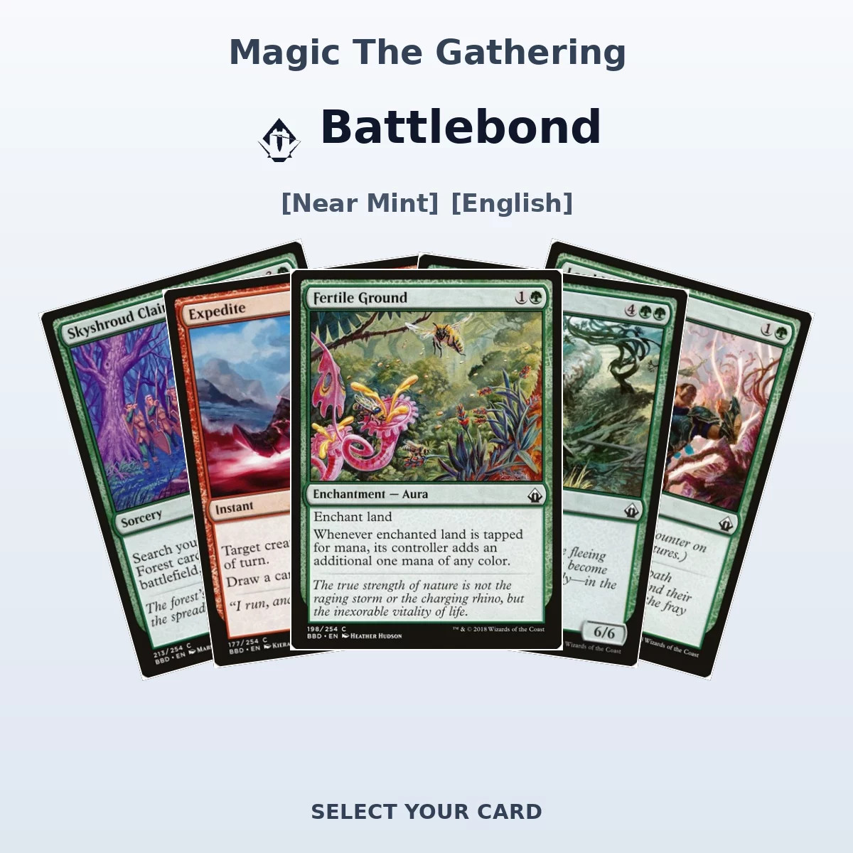 Magic The Gathering Battlebond - Select Your Cards (NM)