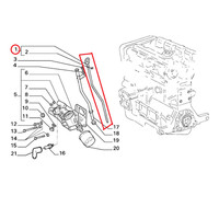 Stab HöHe ÖL Fiat Croma - Lancia Thema Original 7704070