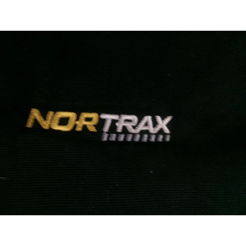 John Deere Jacket Mens 2XL Black Brown Quilted Nor Trax Workwear Chore Canvas - Image 3 of 4