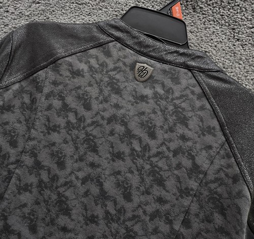 Harley Davidson Jacke Damen 2XL Full Zip Military Style Jacket Biker Punk - Bild 5 von 13