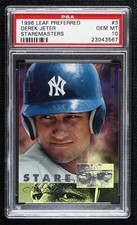 1996 Leaf Preferred Stare Masters 932/2500 Derek Jeter #3 PSA 10 GEM MT HOF 04b0