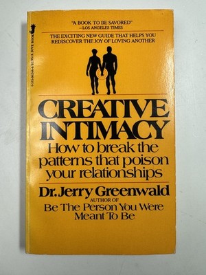 CREATIVE INTIMACY Jerry Greenwald 1981 Jove PB Yellow Edges Gestalt Psychology
