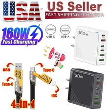 160W Supe Fast Charging USB Type C Wall Charger For OnePlus Turbo 6X Pro