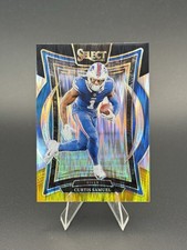 2024 Panini Select - Concourse Curtis Samuel #23 Black & Gold Shock Prizm
