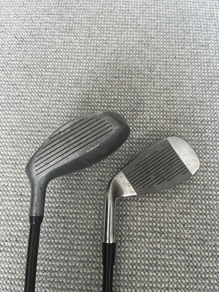 2 Vintage Utility Golf Clubs Texas Classic D Iron & Moment Power 3W - Image 4 of 4