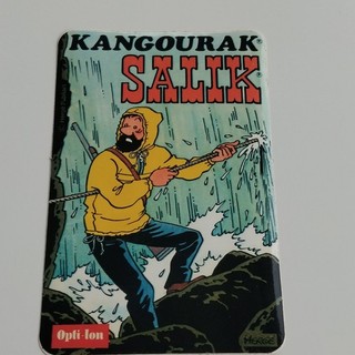 Opti Ion Autocollant Tintin Kangourak Salik multicolore 1978