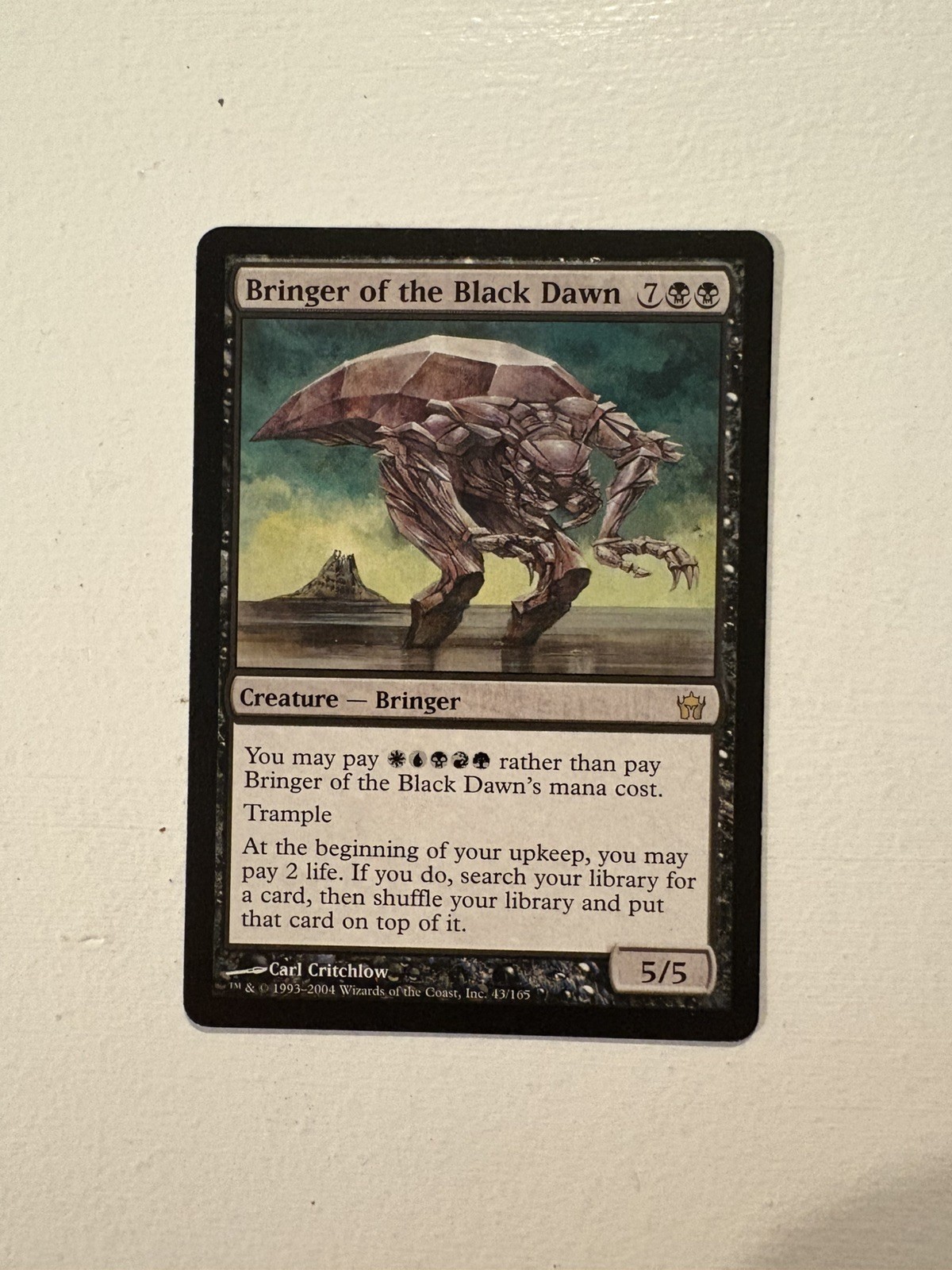 Bringer of the Black Dawn (Fifth Dawn) - Lightly Played (LP) - Magic - MTG