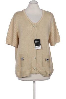 Giesswein Strickjacke Damen Cardigan Jacke Gr. EU 40 Baumwolle Beige #3995hws