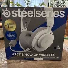SteelSeries Arctis Nova 3P Wireless Multi-Platform Gaming Headset White 61687 BN