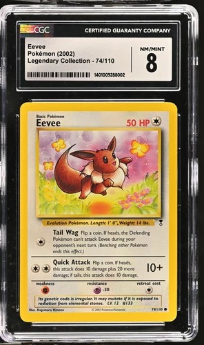 Pokémon Eevee #74/110 English CGC 8