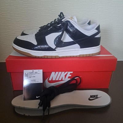 Nike Dunk Low Black/White/Gum Sole Men