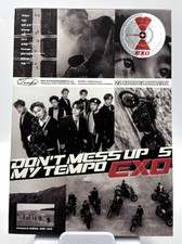 Exo the 5th CD Album Don't Mess Up My Tempo Book with Card Postcard 2 Pictures