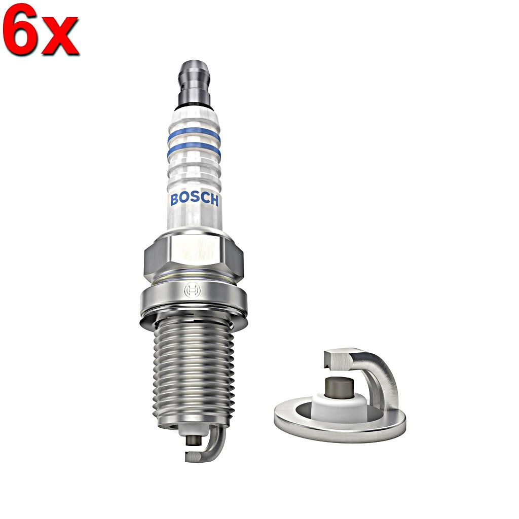 BOSCH 6x Spark Plugs For ALFA ROMEO AUTOBIANCHI BAIC BRILLIANCE 81