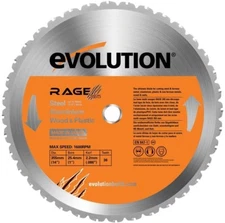 Evolution Power Tools RAGE 14 in. Multipurpose Replacement Circular Saw Blade