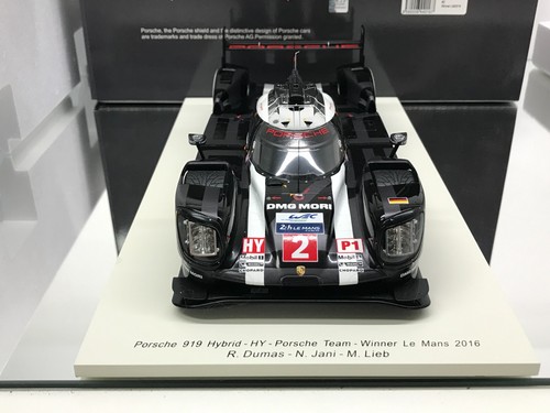 SPARK 18LM16 PORSCHE 919 HYBRID WINNER 24H LE MANS 2016 #2 -1:18- FAIR IN BOX - Foto 10 di 21