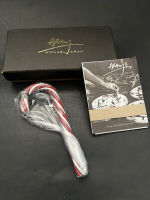Michael Aram Twist Candy Cane Christmas Ornament Red New In box