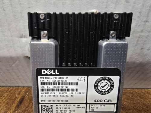 Dell Toshiba PX05SMB040Y / 5VHHG 400GB 12Gbps SAS eMLC Enterprise Endurance SSD - Photo 2/11