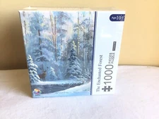 Brand New Sealed The Enchanted Forest Winter Scene 1,000 Piece Jigsaw Puzzle