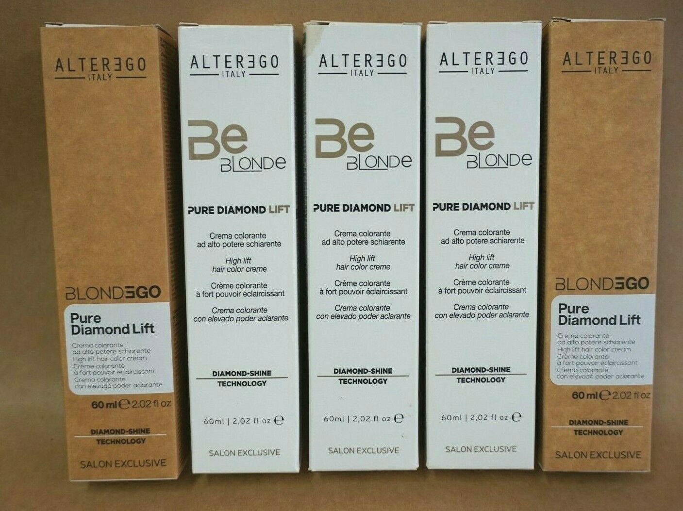 5) Alter Ego BE BLONDE PURE DIAMOND LIFT High Lift Hair Color Cream 2.02  oz. | eBay