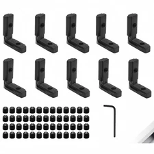 10PCS L Joint Bracket T Slot Connector Hardware for 3030 Aluminum Extrusion