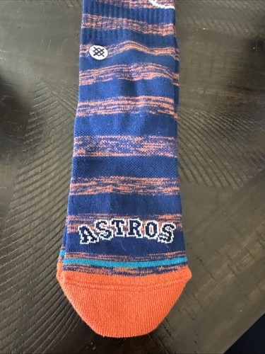 2020 Stance Houston Astros Men Size Large 9-13 Crew Socks MLB - Picture 4 of 7