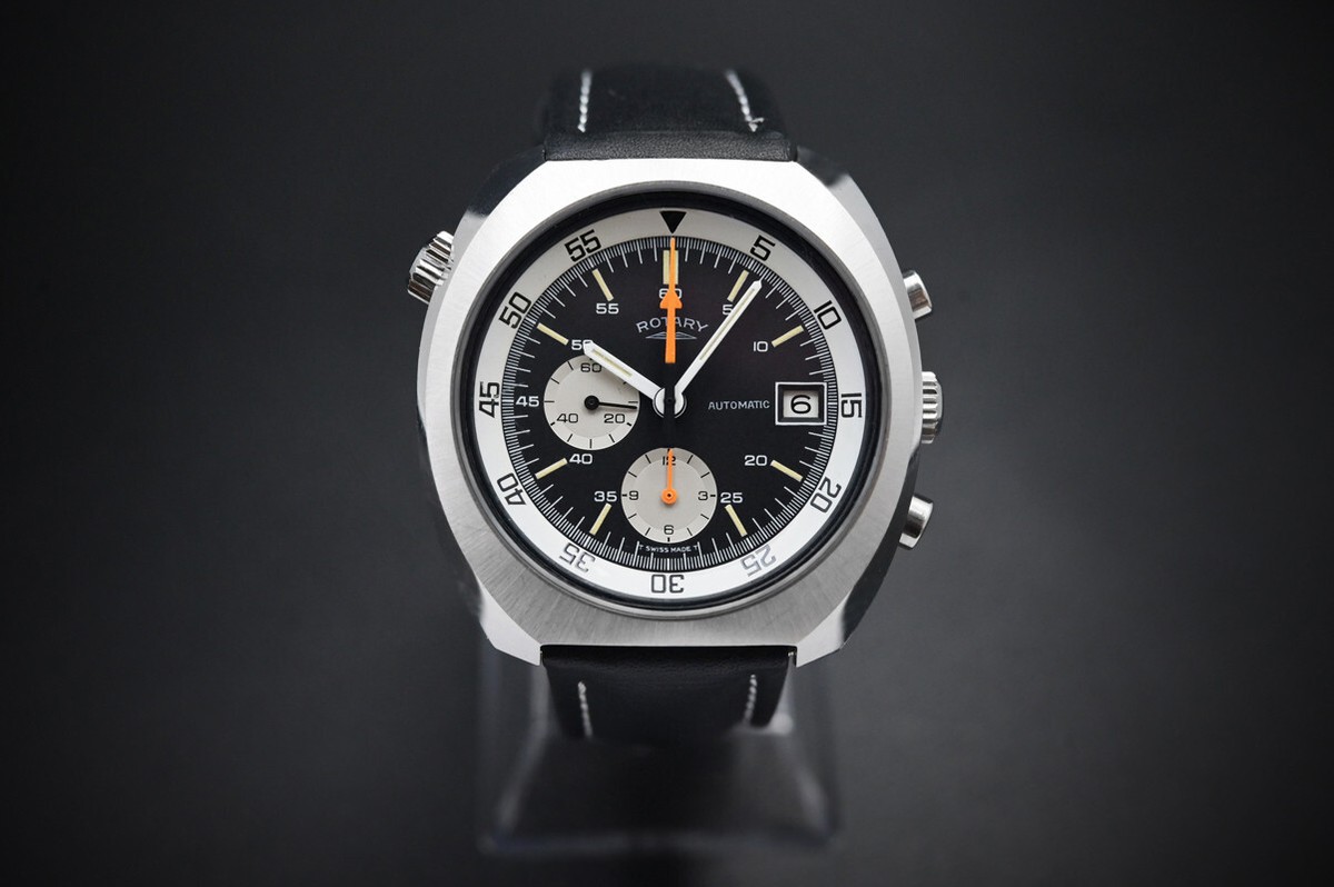 Rotary Super Compressor chronograph 43mm, Lemania 1341/Omega 1041