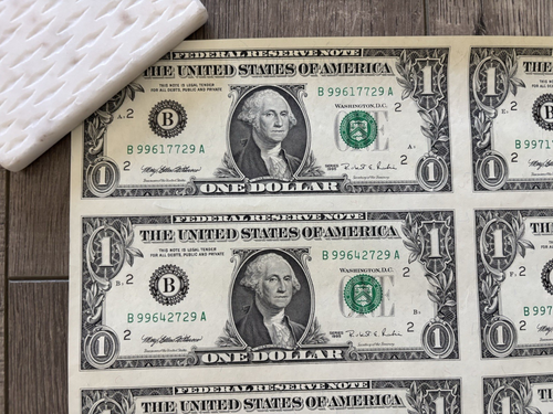 Lot (16) 1995 $1 New York NY Uncut Sheet One Dollar Bills - Picture 4 of 14