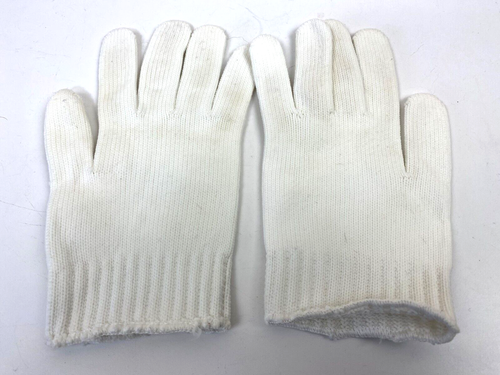 Betmar New York Beanie Cashmere Knit Hat Ivory Medium Set w/ White Knit Gloves - Picture 4 of 19