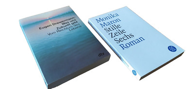2 x TB  Drewermann WAS UNS DIE ZUKUNFT GIBT + Monika Maron STILLE ZEILE SECHS
