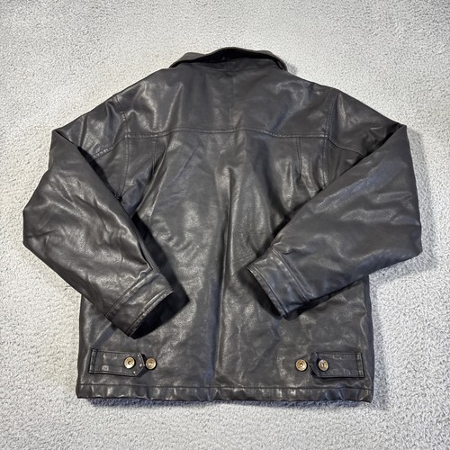 Giacca donna Hawke & Co Outfitter pelle stile Detroit 18/20 marrone invecchiato - Foto 9 di 10
