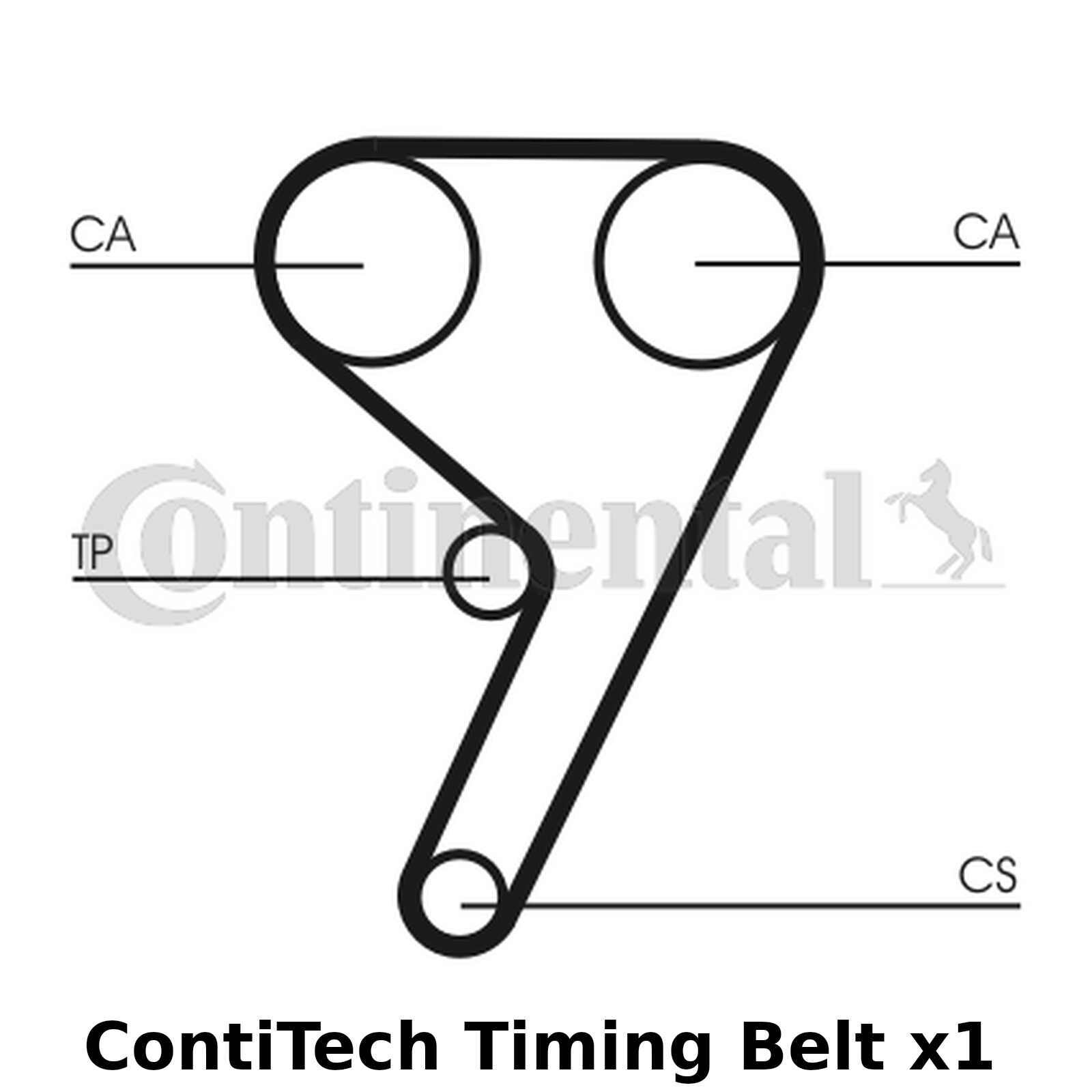 CT637K1 CONTITECH CT 637 K1 Distributieriem set Aantal tanden: 121 | Bestel nu
