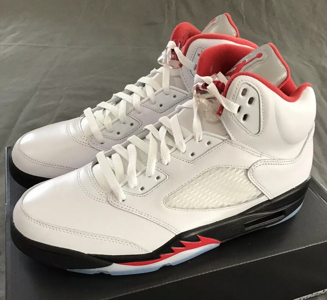 Air Jordan 5 Retro Fire Red Menâs Size 12 | eBay