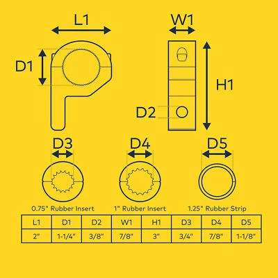 0.75 1 1.25 Inch Bar Bracket Horizontal LED Light Bar Mount Bracket Kit - Fits 0.75", 1", 1.25" Tubes For ATV/UTV/Truck UTV Light Bracket - Foto 4
