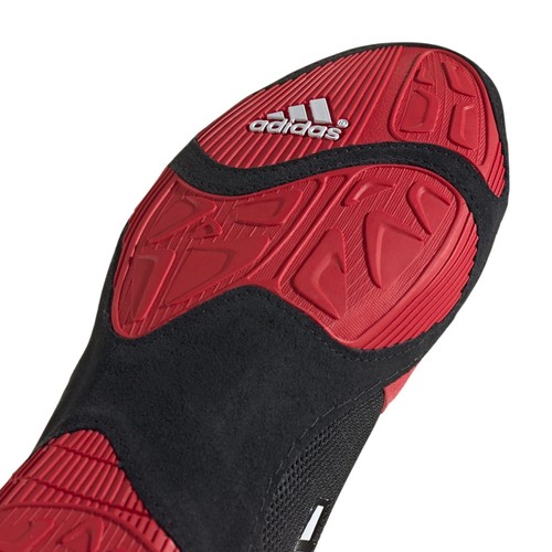 Adidas Ringerschuhe Herren Stiefel Adizero MMA Boxen Turnschuhe Erwachsene schwarz rot - Bild 9 von 9