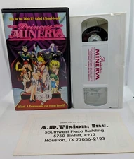 Princess Minerva Clamshell VHS VTG Original 1995 Anime English Subtitled Manga