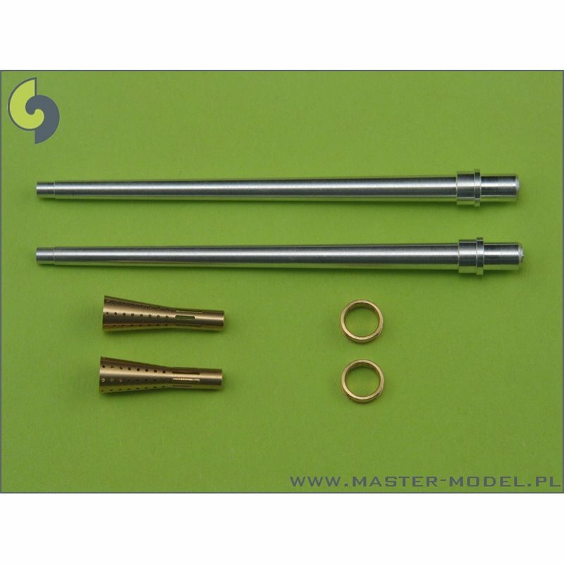 Tubes Flak 18 37mm au 1/32 de Master-Model, l'excellence du laiton tourné pour avion