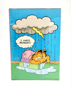 NEW-Vintage-Garfield-I-Hate-Monday-Giant-Poster-500-PC-Jigsaw-Puzzle-D174-1978