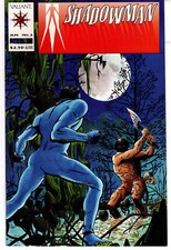 Shadowman #2 (1992 Series) VFNM Lapham and Ryder Cover Valiant Comics