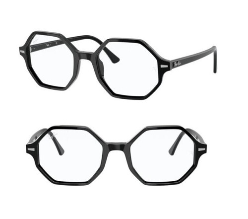 Montatura occhiali da vista RayBan per uomo donna octagonal montature  ottagonali | eBay