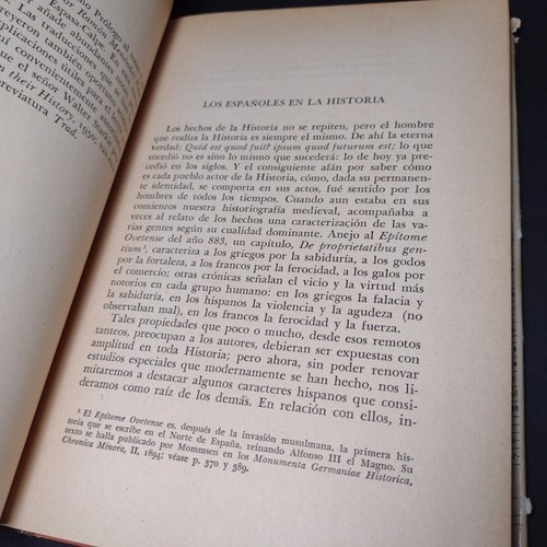 Los Espanoles En La Historia Y En LA Literatura by Ramon Pidal -Hardcover 1951 - Picture 10 of 15