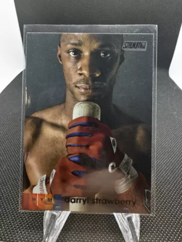 2020 Topps Stadium Club #113 Darryl Strawberry Black Foil E3