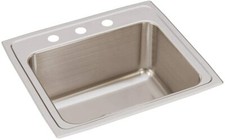 Elkay DLR2219103 Lustertone Single Bowl Top Mount Stainless Steel Sink