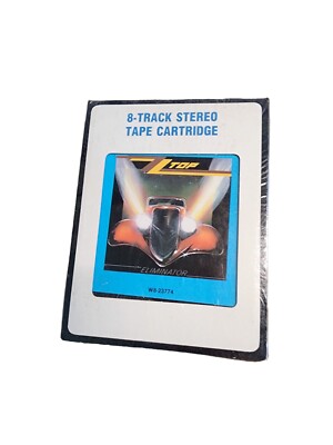 ZZ Top Eliminator 8 Track Stereo Tape Cartridge 1983 WB Rock