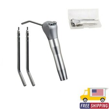 USA Dental Air Water Spray Triple three Way Syringe Handpiece+2 Nozzles Tips