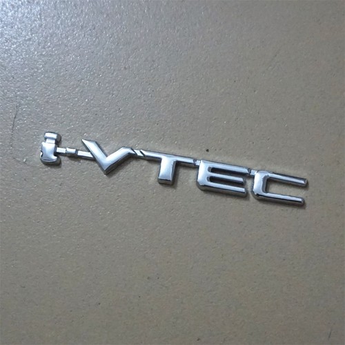 1x Chrome i-VTEC Small Silver Metal Emblem Decal Sticker Badge Sport Motor Turbo - Picture 5 of 24